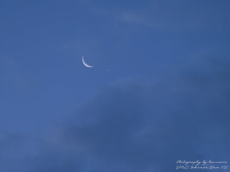 2019/01/02 moon and venus